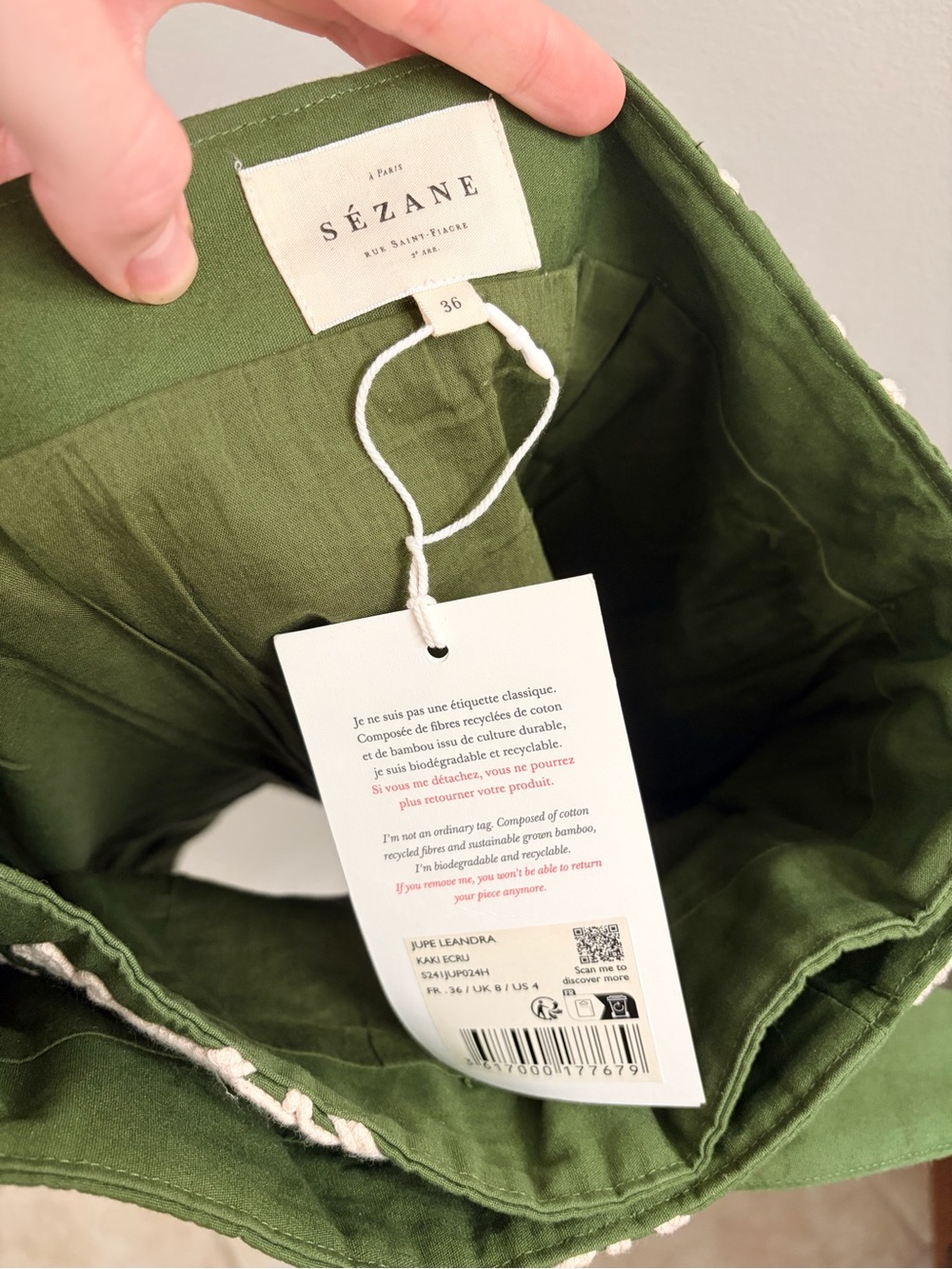Sezane Leandra skirt - Picture 4 of 5